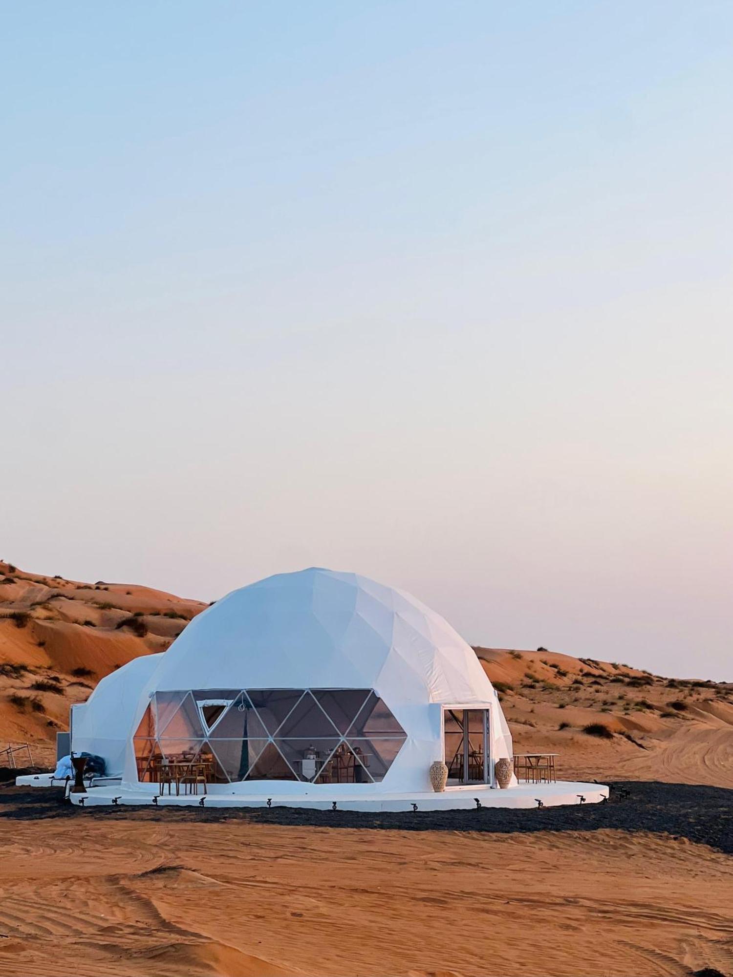 Bubbles Domes Private Cmp Hotel Al Wasil Bagian luar foto