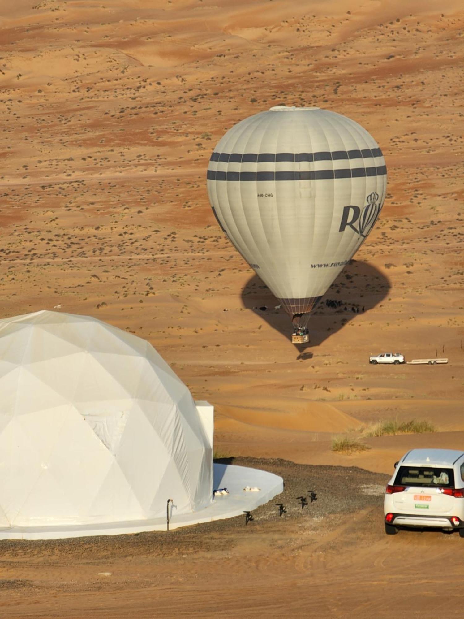 Bubbles Domes Private Cmp Hotel Al Wasil Bagian luar foto